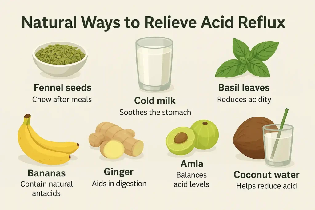 Ways To Relieve Acid Reflux 3 natural remedies for acid reflux_