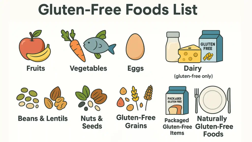 gluten free foods list