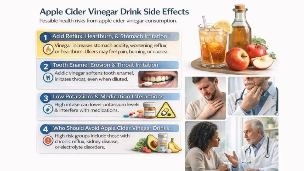 Apple Cider Vinegar Drink Side Effects