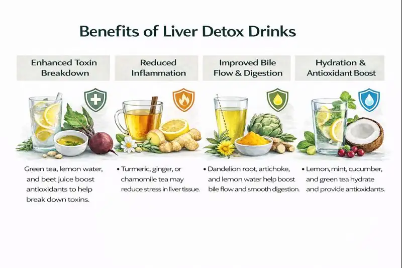 Benefits of Liver Detox Drinks