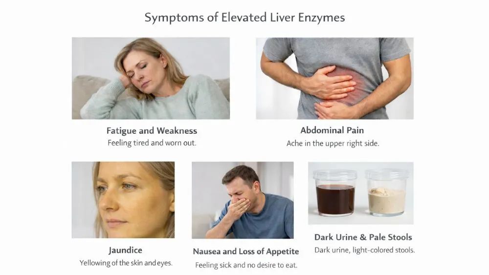 Symptoms of Elevated Liver Enzymes