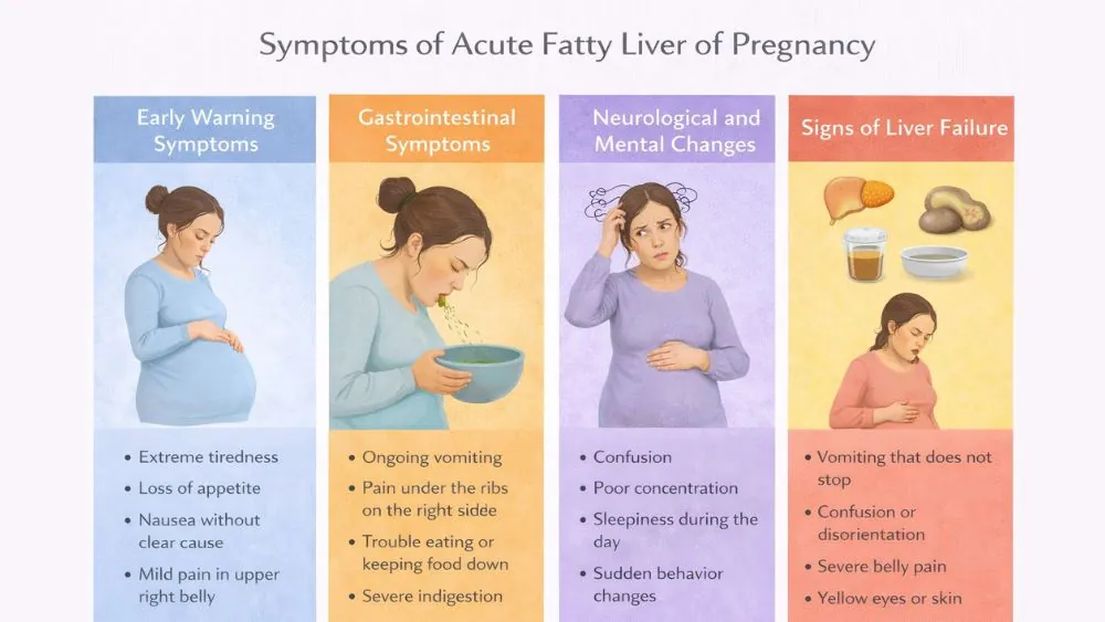 Symptoms of Acute Fatty Liver of Pregnancy