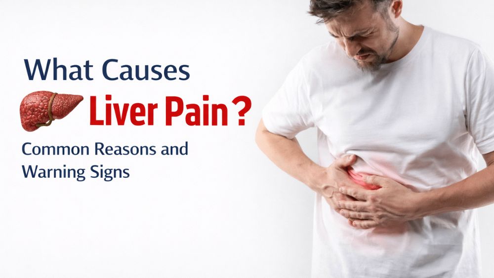 what causes liver pain