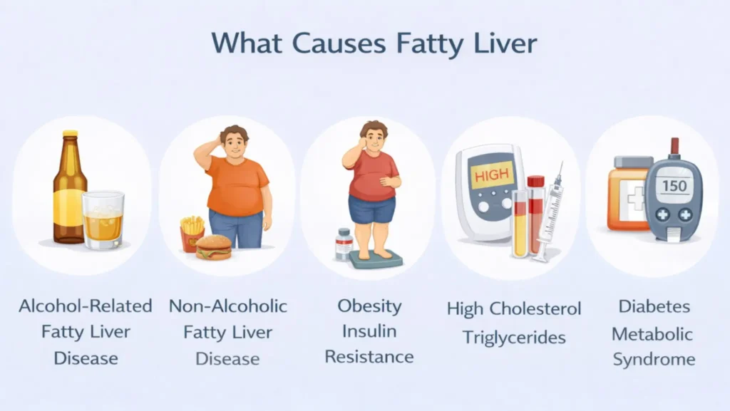 Fatty Liver Treatment: Options to Reverse and Manage the Condition 2 What Causes Fatty Liver