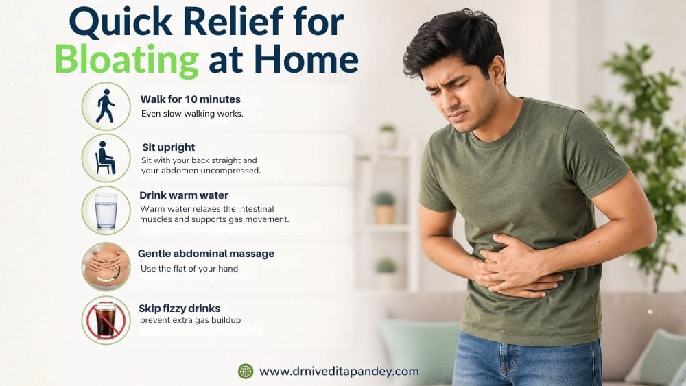 Quick Relief for Bloating at Home