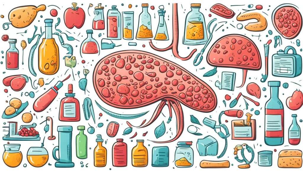 risk factors for enlarged liver