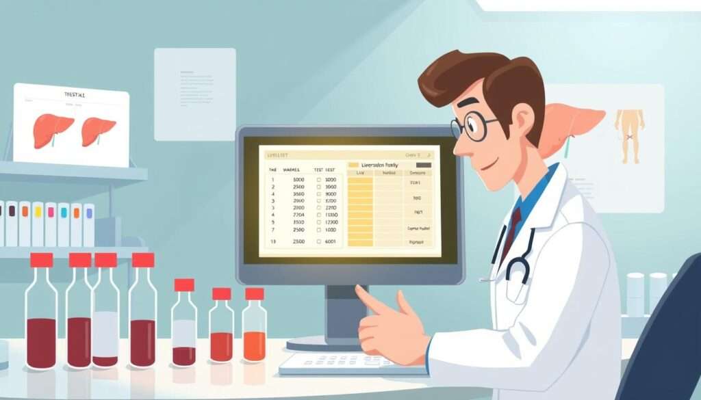 Liver function test monitoring