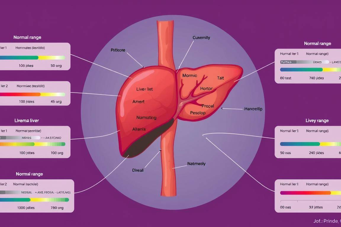 liver function normal range
