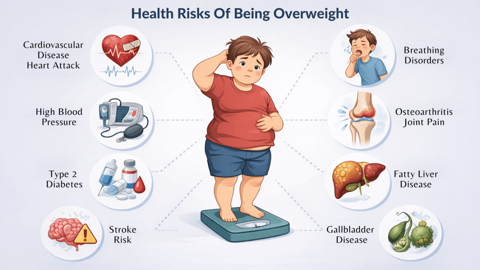 Health Risks Of Being Overweight: Diseases, Complications & Long-Term ...