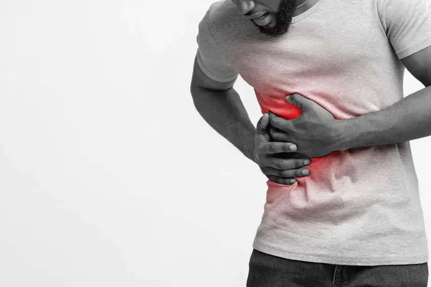 what causes liver pain
